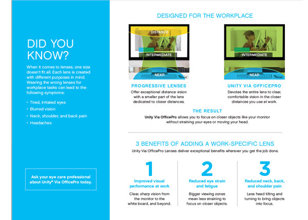Unity Via OfficePro Patient Brochure